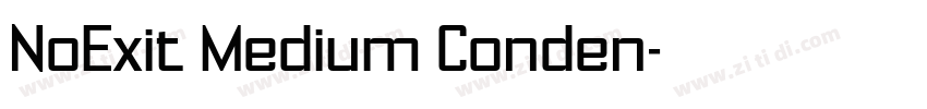 NoExit Medium Conden字体转换